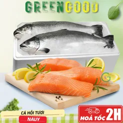 Cá Hồi Nauy Tươi Fillet Nguyên Con (4)