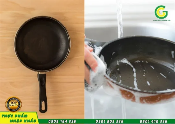 Cách Làm Sạch Chảo Sau Khi Nấu Ăn Siêu Sạch 1