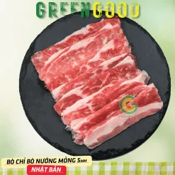 Ba Chỉ Bò Nướng Mỏng 5mm - Ishiga Nhật Bản
